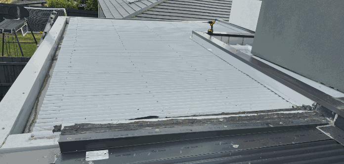 Close-Up of Roof Repair and Tile Replacement in Melbourne
