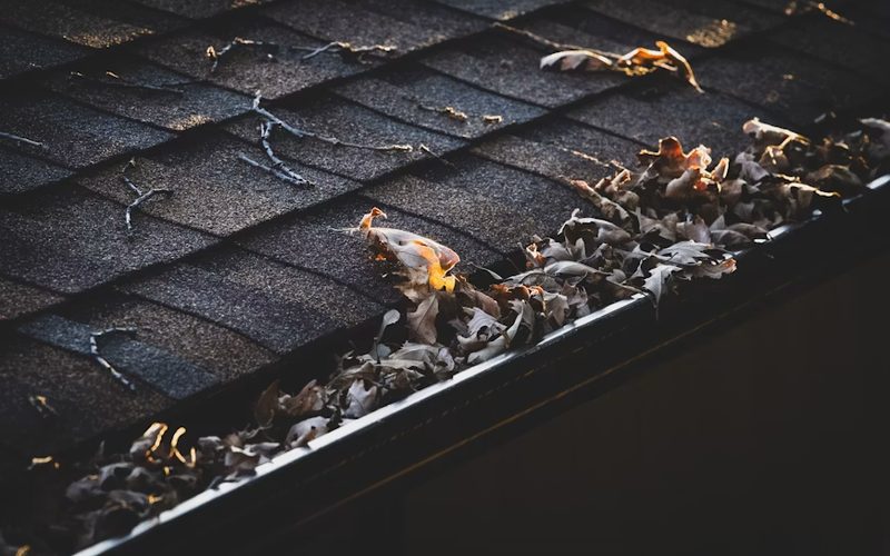 Blocked or overflowing gutters